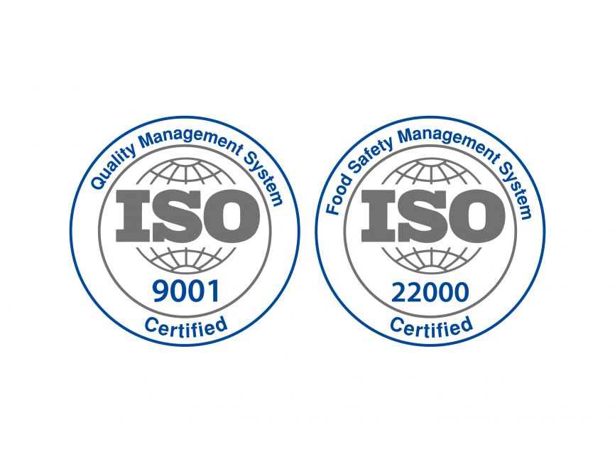 ISO 9001 & ISO 22000 Certified